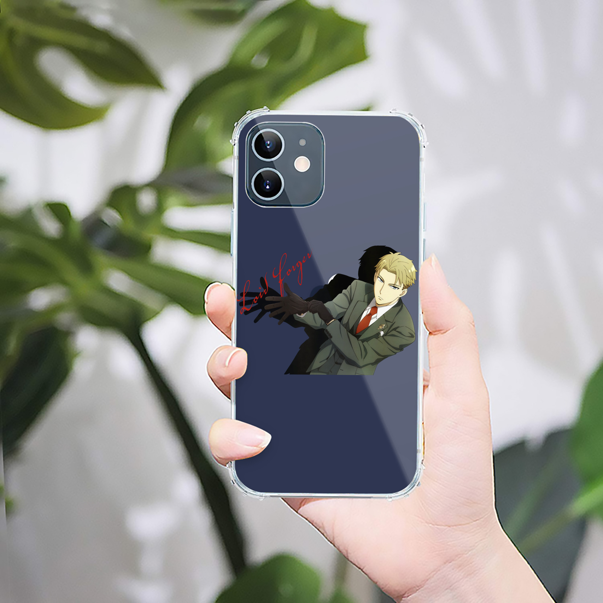 （画像用） SPY×FAMILY间谍家家酒 【iPhone 12シリーズ対応】透明スマホケース（クリアソフトケース）